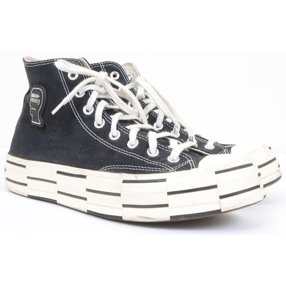 Converse x Brain Dead Chuck 70 High 'Black' Platform US Womens 11.5 Mens 9.5 - Picture 2 of 9